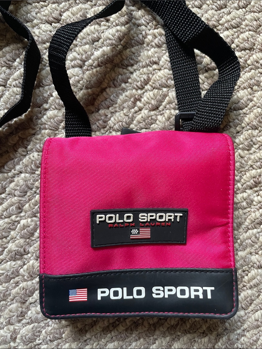 Vintage polo sport Ralph Lauren cross body mini bag